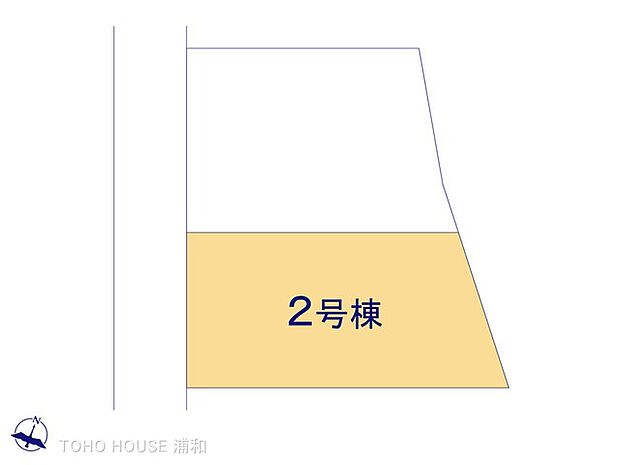 【区画図】2号棟　図面と異なる場合は現況を優先
