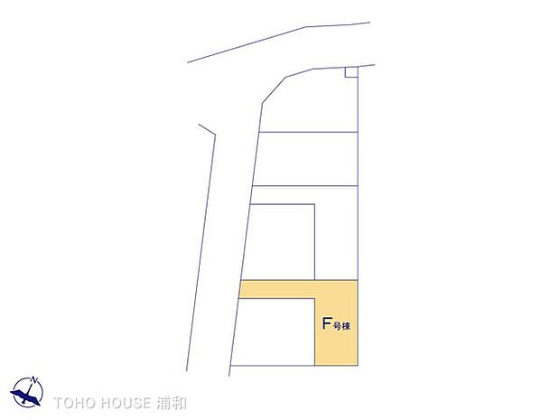 【区画図】F号棟　図面と異なる場合は現況を優先
