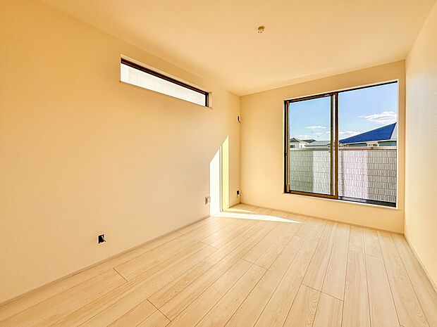 【寝室6帖】充実した生活は伸びやかな居室空間から始まります。快適に・伸びやかに。心の潤いを求める方々へ。