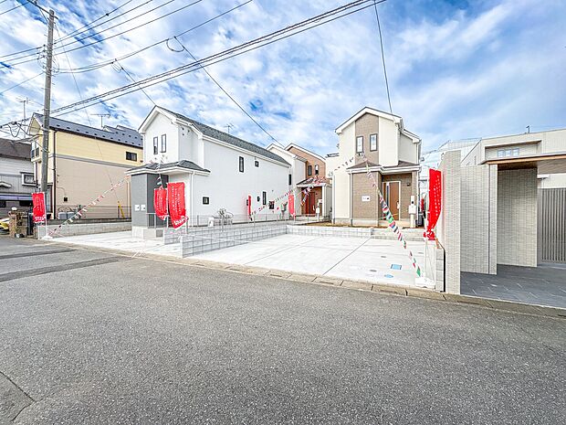 【外観】陽当りや通風性など各所に施された工夫で住みやすさを実現。部屋の大きさや周辺環境・街並など、資料には掲載していない情報が現地にはたくさんございます。是非ご確認下さい。