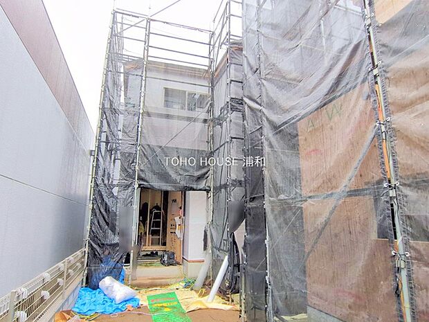 【外観-A号棟-】近隣にモデル棟のご用意があります。現地、周辺環境、施工例のルートでご案内可能です。ぜひ、お気軽にご連絡ください。