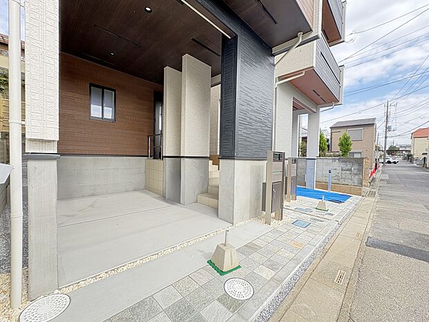 【1号棟 駐車場】子育てグリーン住宅支援事業『給付金』対応物件■長期優良住宅認定・耐震3等級+制震住宅