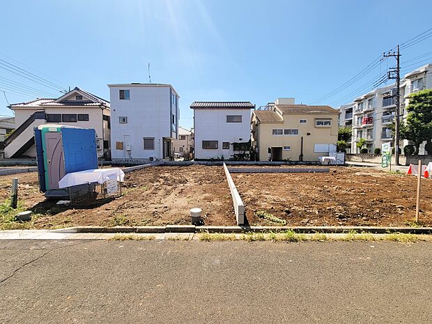 【外観】全居室南向きで明るい1号棟
