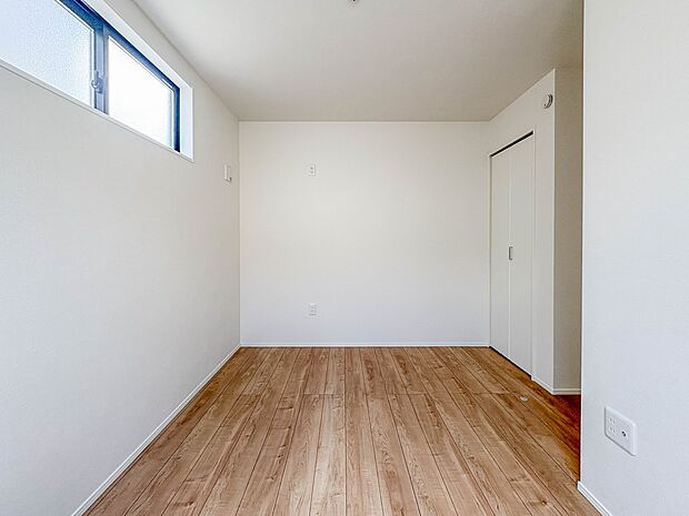 1号棟【洋室5.1帖】充実した生活は伸びやかな居室空間から始まります。快適に・伸びやかに。心の潤いを求める方々へ。