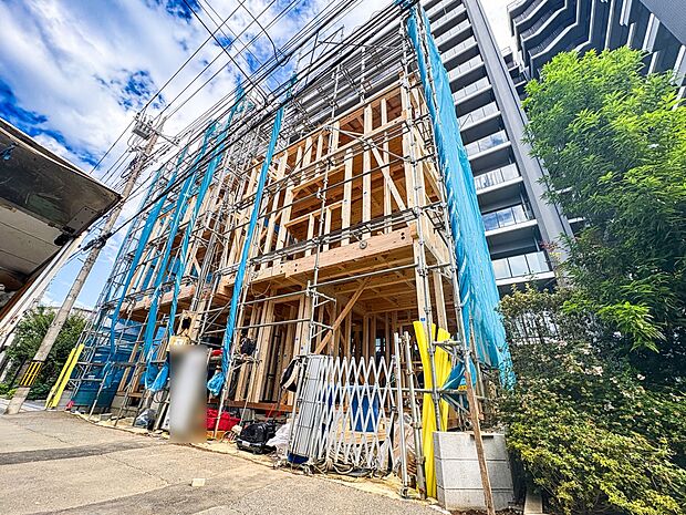 家の前をまっすぐの通りが走っている。クルマは少なく、人々は毎朝、ウォーキング、ジョギング、犬の散歩など、フリーな朝時間を過ごしている。