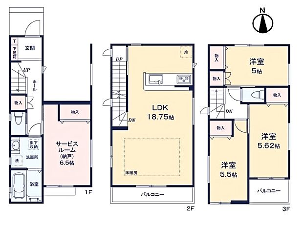 C号棟【間取り図】
