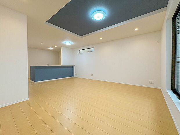 C号棟【LDK18.75帖】明るく開放的な空間が広がるLDK。