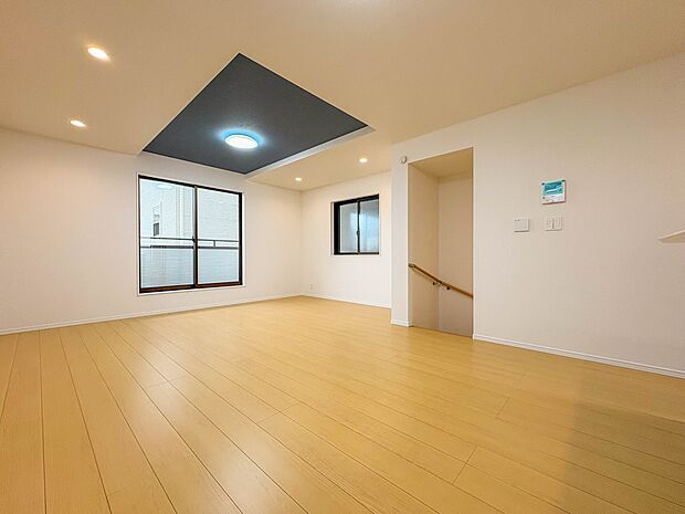 C号棟【LDK18.75帖】会話でホッとコミュニケーションできるリビング。