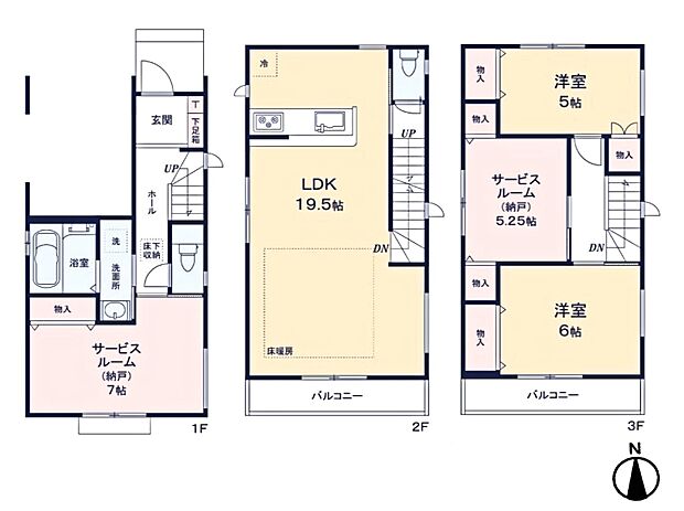D号棟【間取り図】