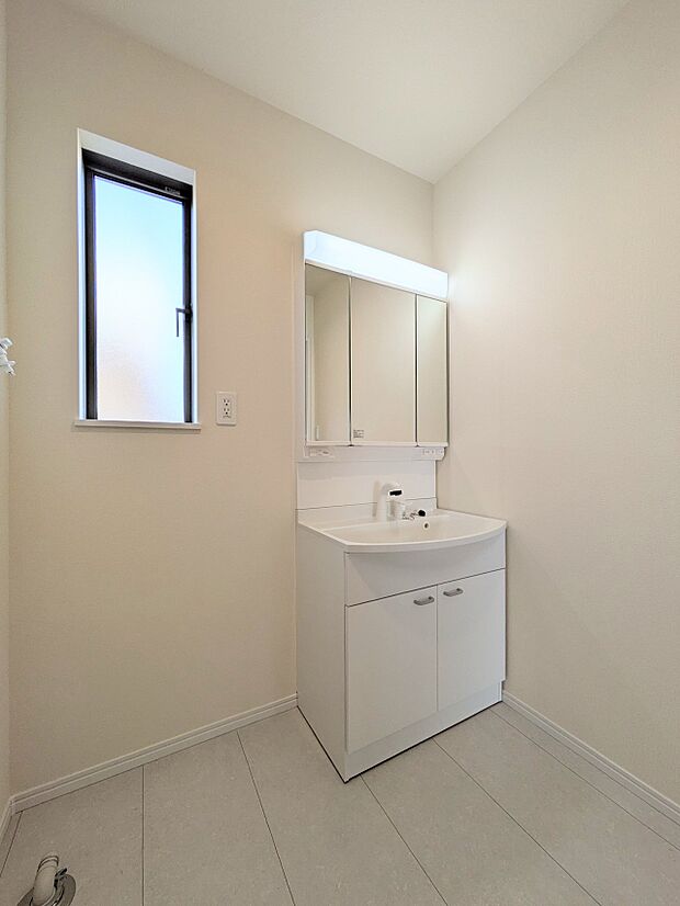 ランドリースペースは広さもたっぷり。