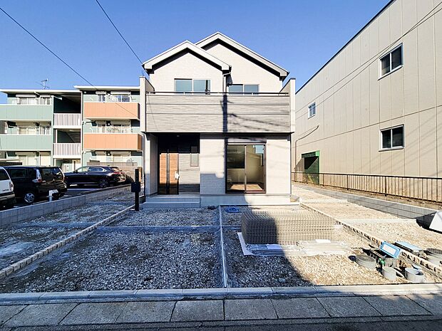 B号棟【南側外観】家の良し悪しだけでなく周辺環境も重要なポイント。