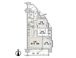 サンデュエル川口青木 3LDKの間取り