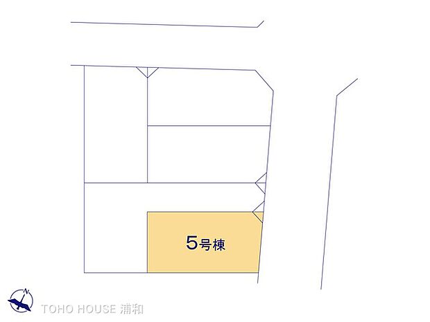 5号棟【区画図】図面と異なる場合は現況を優先