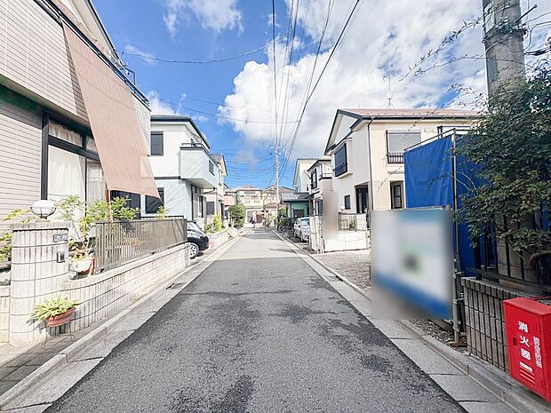 家の前をまっすぐの通りが走っている。クルマは少なく、人々は毎朝、ウォーキング、ジョギング、犬の散歩など、フリーな朝時間を過ごしている。