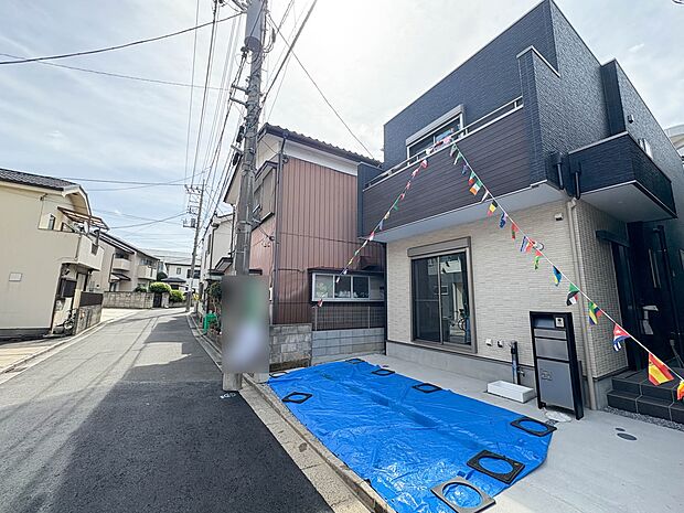 1号棟【前面道路4.6ｍ】車の通行が少ないので、静かな住環境を維持することができます。