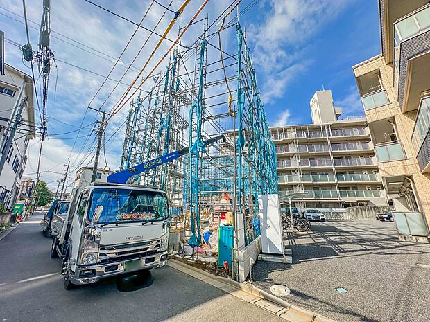 【外観】川口駅徒歩14分、現在建築中につき近隣のモデル棟のご案内も可能です。
