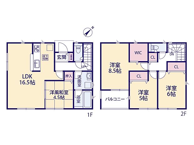 【間取り-4LDK】CRADLE GARDEN 川口市安行小山第2-10号棟