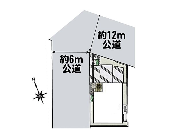 1号棟【区画図】図面と現況が異なる場合は現況有姿となります。
