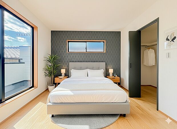 シンプルな内装はおしゃれのポイントです。シンプルは華美より飽きがこないからです。色や模様でおしゃれ感をだす。それがシンプルイズビューティーです。