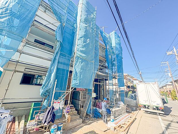 2号棟【前面道路7.5?】車の通行が少ないので、静かな住環境を維持することができます。