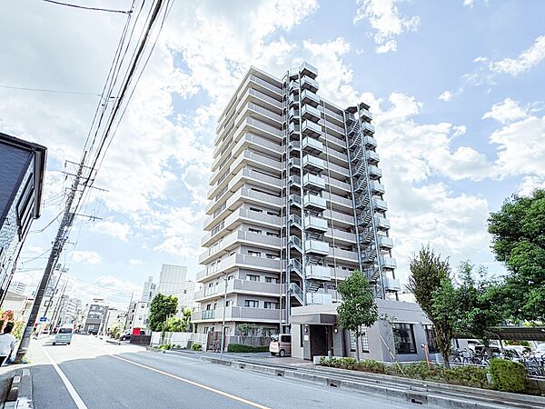 【前面道路】家の前をまっすぐの通りが走っている。クルマは少なく、人々は毎朝、ウォーキング、ジョギング、犬の散歩など、フリーな朝時間を過ごしている。
