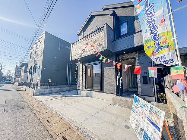 【前面道路】陽当りや通風性など各所に施された工夫で住みやすさを実現。部屋の大きさや周辺環境・街並など、資料には掲載していない情報が現地にはたくさんございます。是非ご確認下さい。