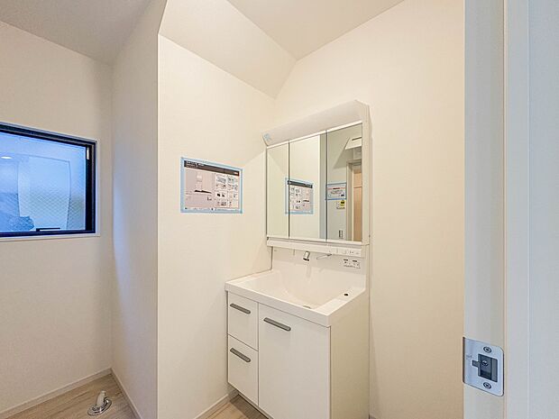 ランドリースペースは広さもたっぷり。