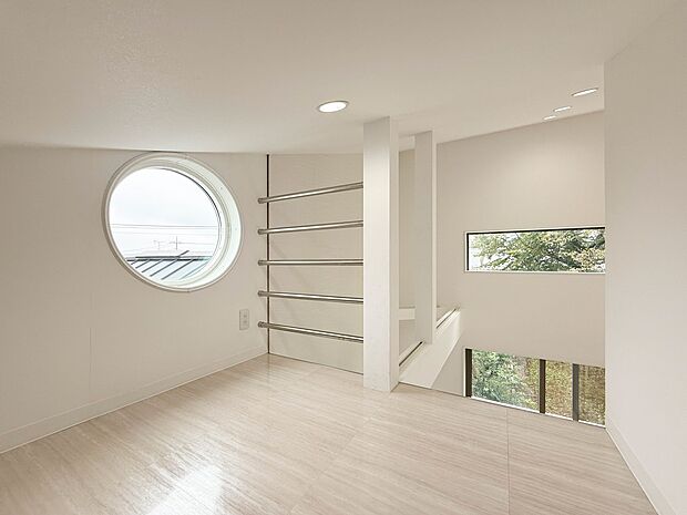 1号棟【ロフト】ロフトには季節を感じることができる窓もついています。