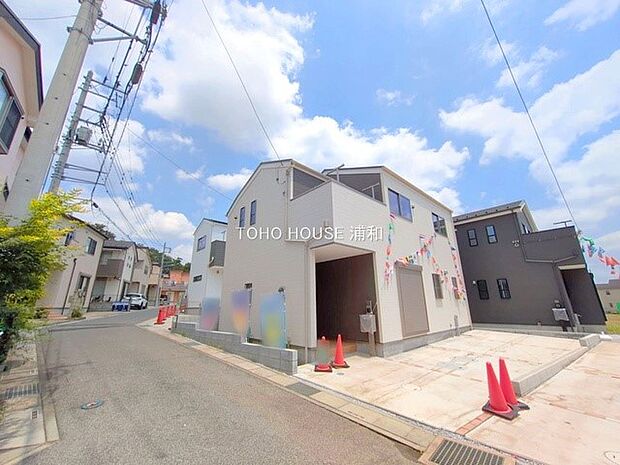 【C号棟 前面道路】公道(川口市道)4m・交通量少ない道路に接道