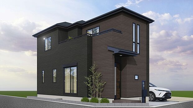 3号棟【完成イメージ図】モデル棟で仕様設備をご確認いただけます!