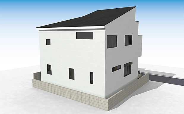 【MIRASUMO-全体配置】白いお家は長年の定番カラー。流行に左右されず、将来にわたって価値が継続する「上質」な佇まい。