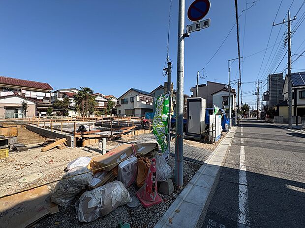 4号棟【前面道路6ｍ】車の通行が少ないので、静かな住環境を維持することができます。