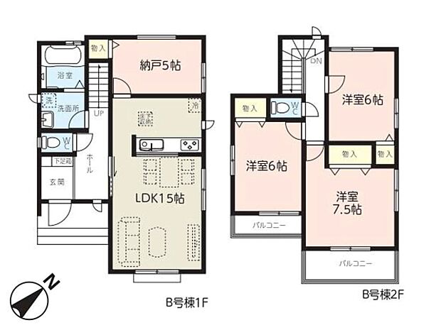 B号棟【間取り図】