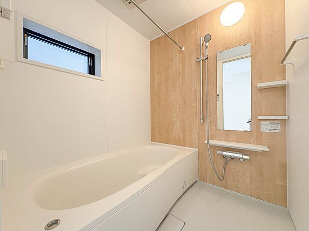 3号棟【浴室】一日の疲れを癒してくれるお風呂空間。使いやすさと上質な質感を両立して、単なる習慣から特別な時間に変わるはず。