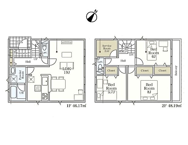 1号棟【間取り図】