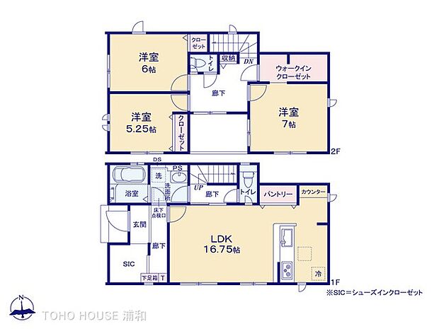 3LDK 敷地面積110.30 建物面積101.85m2