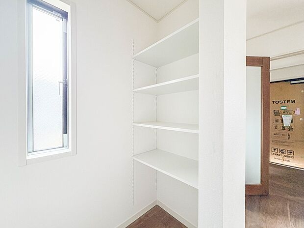2号棟【収納】限られたスペース内に無理なく収納することができます。