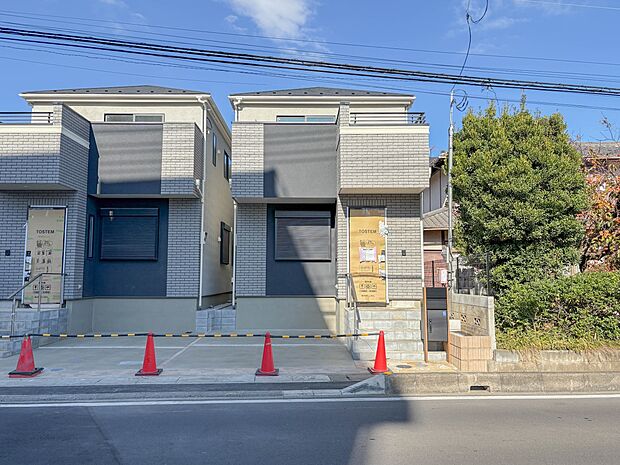 2号棟【前面道路5.7ｍ】車の通行が少ないので、静かな住環境を維持することができます。