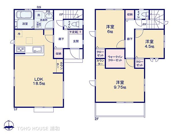 3LDK  敷地面積110.09m2　建物面積97.71m2