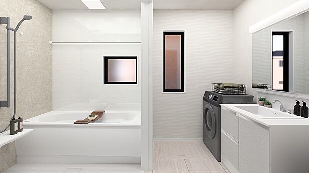 【内装イメージ図】洗面所・浴室