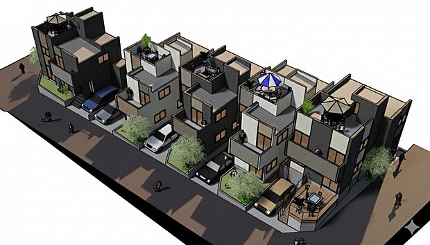 【完成イメージ図】モデル棟で仕様設備をご確認いただけます!