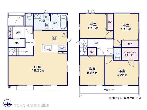 D号棟 4LDK 土地面積137.25m2 建物面積96.05m2