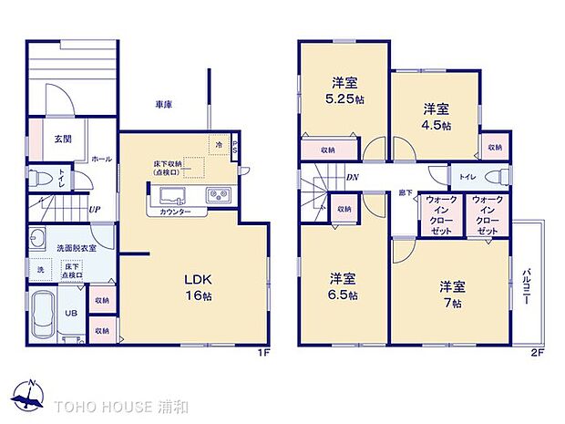 4LDK　土地面積111.19m2　建物面積106.92m2