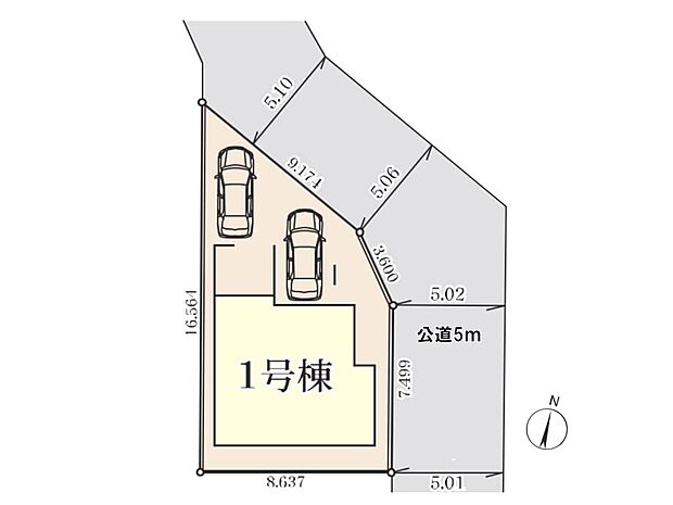 4LDK　土地面積111.19m2　建物面積106.92m2