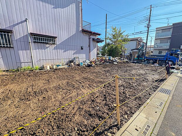 【現地土地写真】人生でいちばん大きなお買い物ですので、ゆっくりご見学ください。