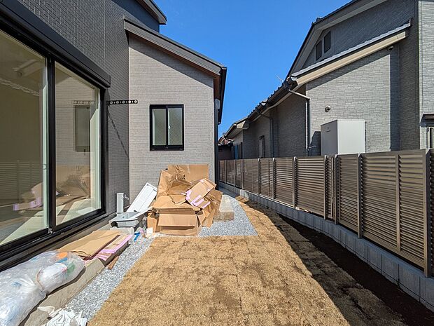 【庭】広々とした庭スペース
