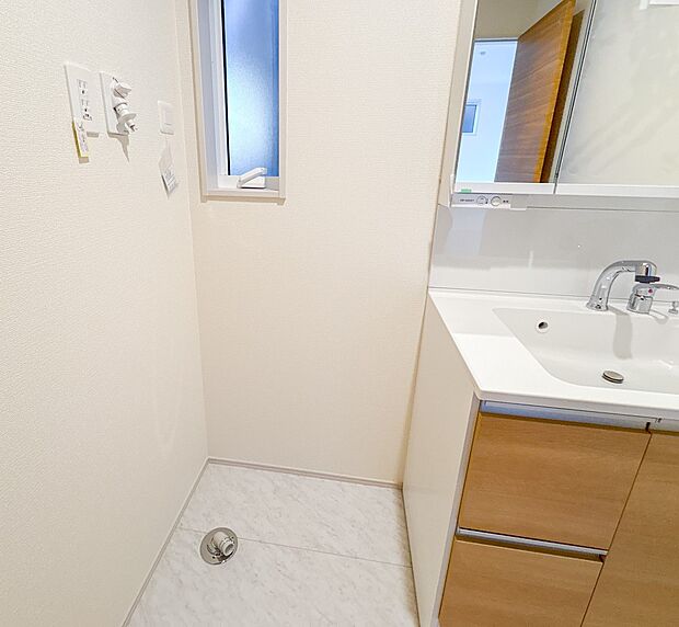 ランドリースペースは広さもたっぷり。