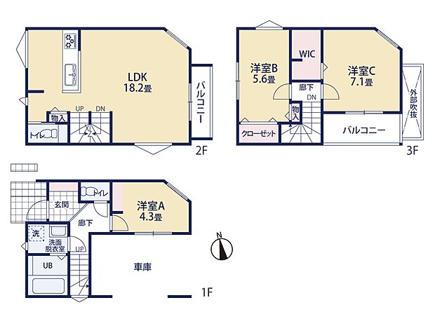 1号棟【間取り図】