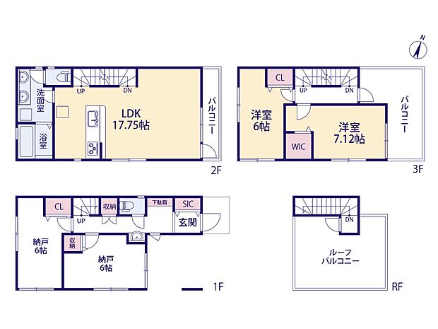1号棟【間取り図】