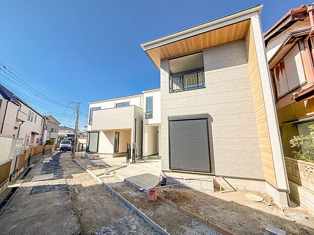 2号棟【前面道路】車の通行が少ないので、静かな住環境を維持することができます。